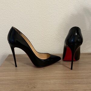 Christian Louboutin Glossy Black Heels